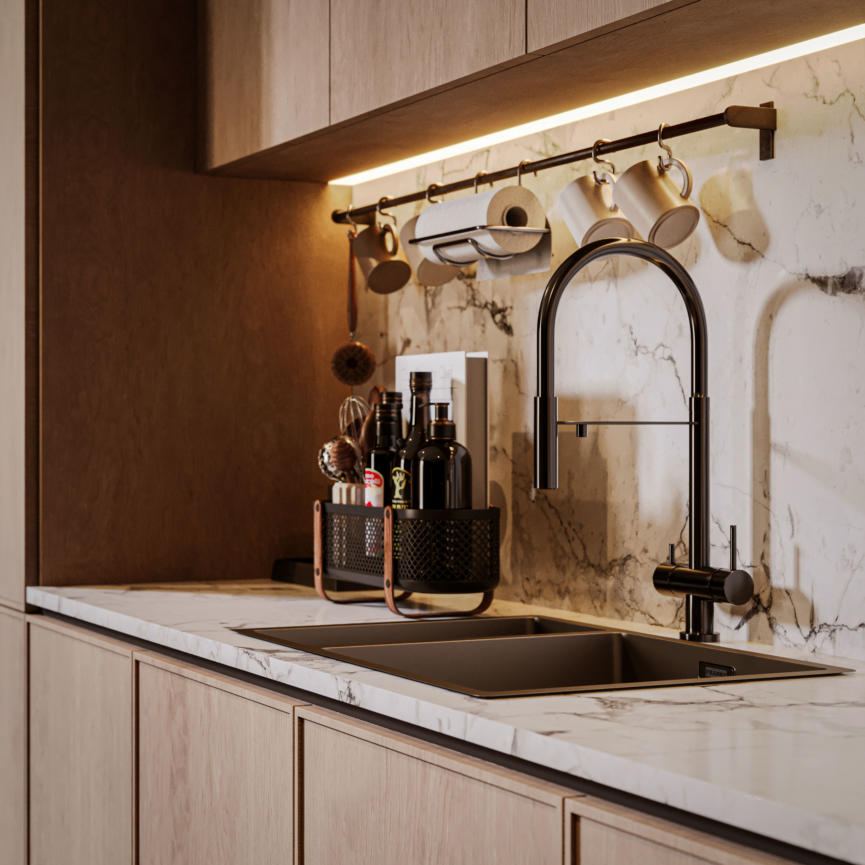 Modern Kitchen 3D model_9