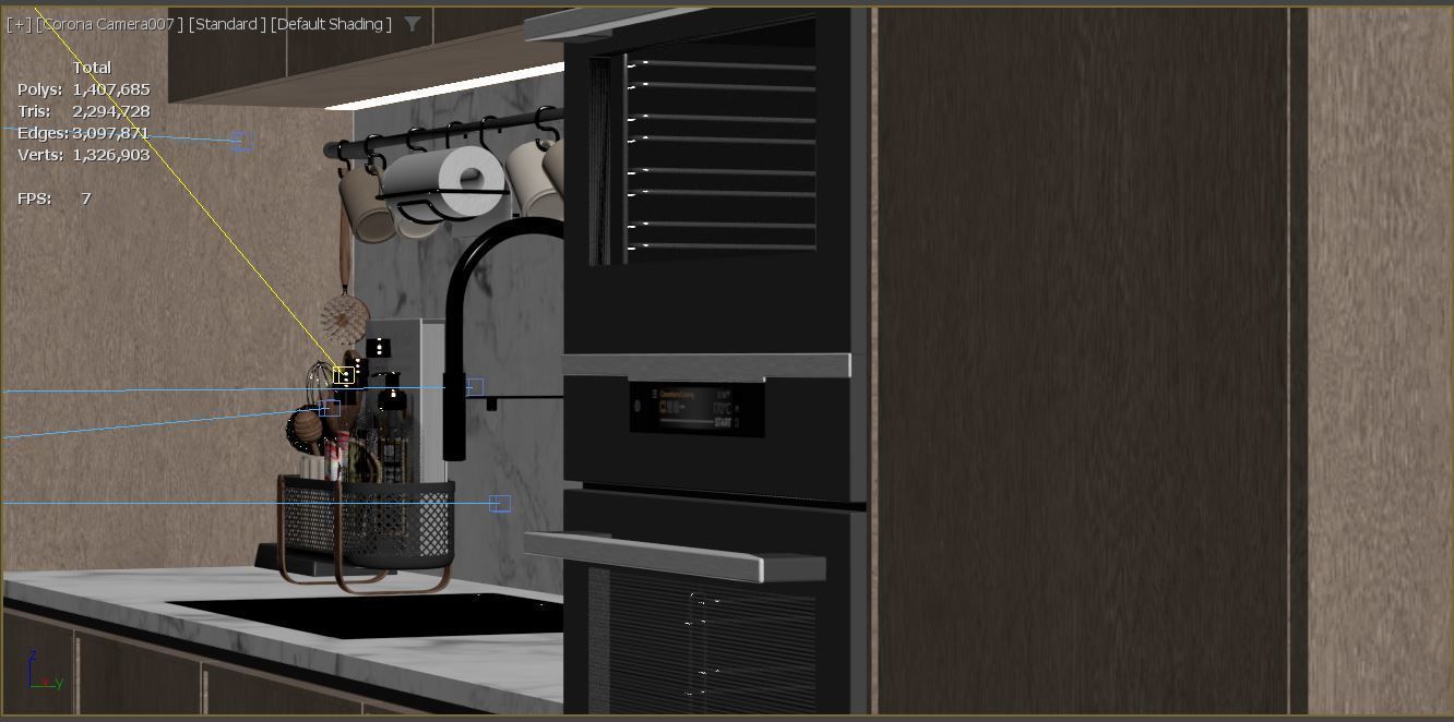 Modern Kitchen 3D model_13