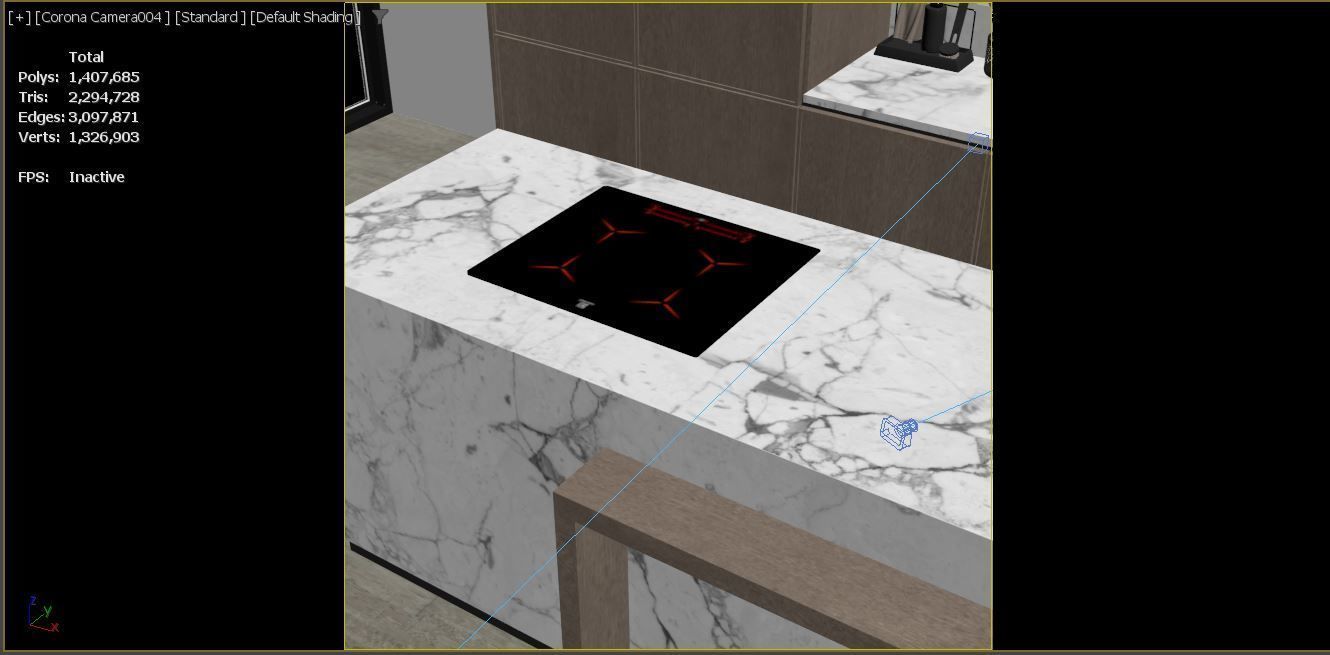 Modern Kitchen 3D model_11