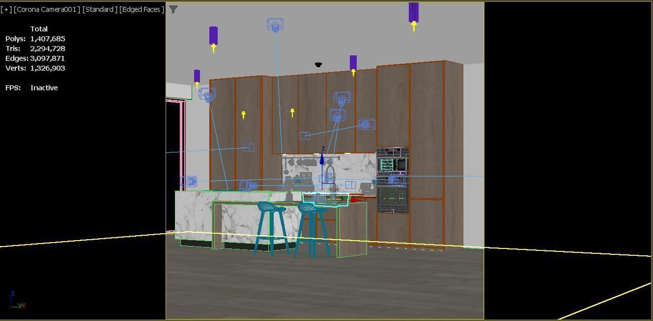 Modern Kitchen 3D model_20