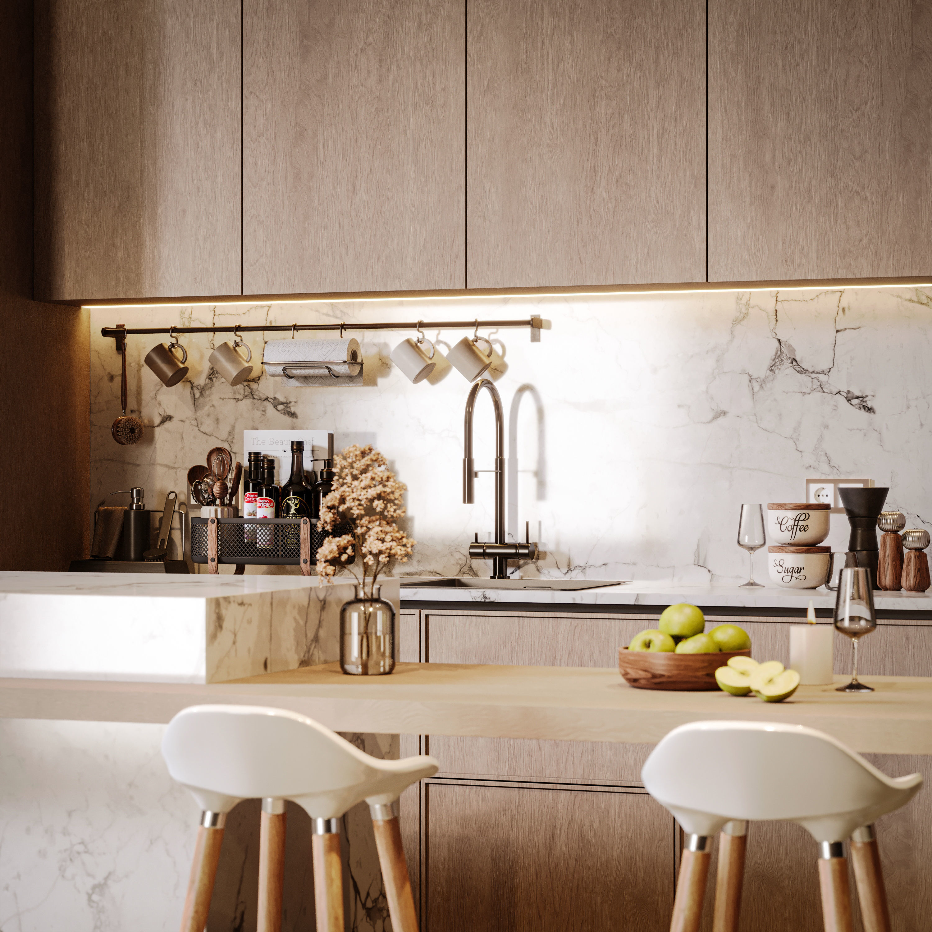 Modern Kitchen 3D model_6