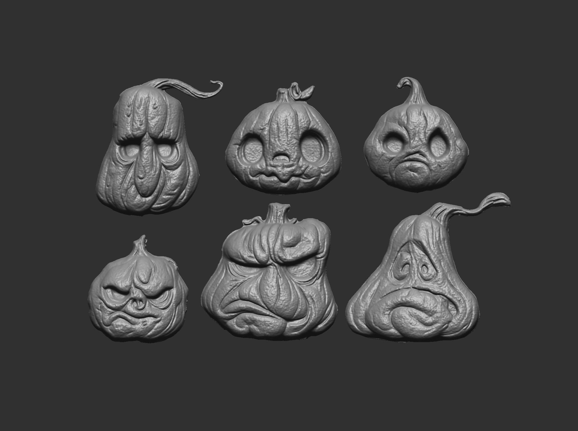 pumpkins cnc model 3D print model_14