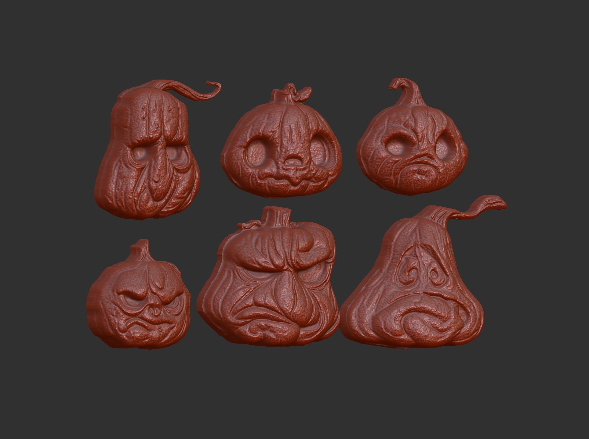 pumpkins cnc model 3D print model_22