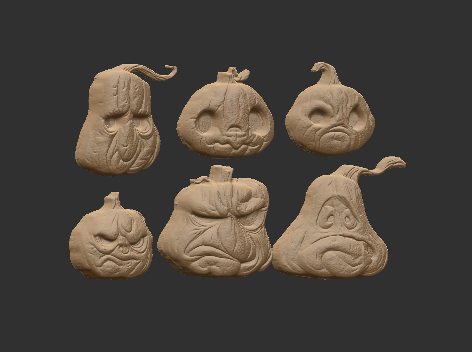 pumpkins cnc model 3D print model_17