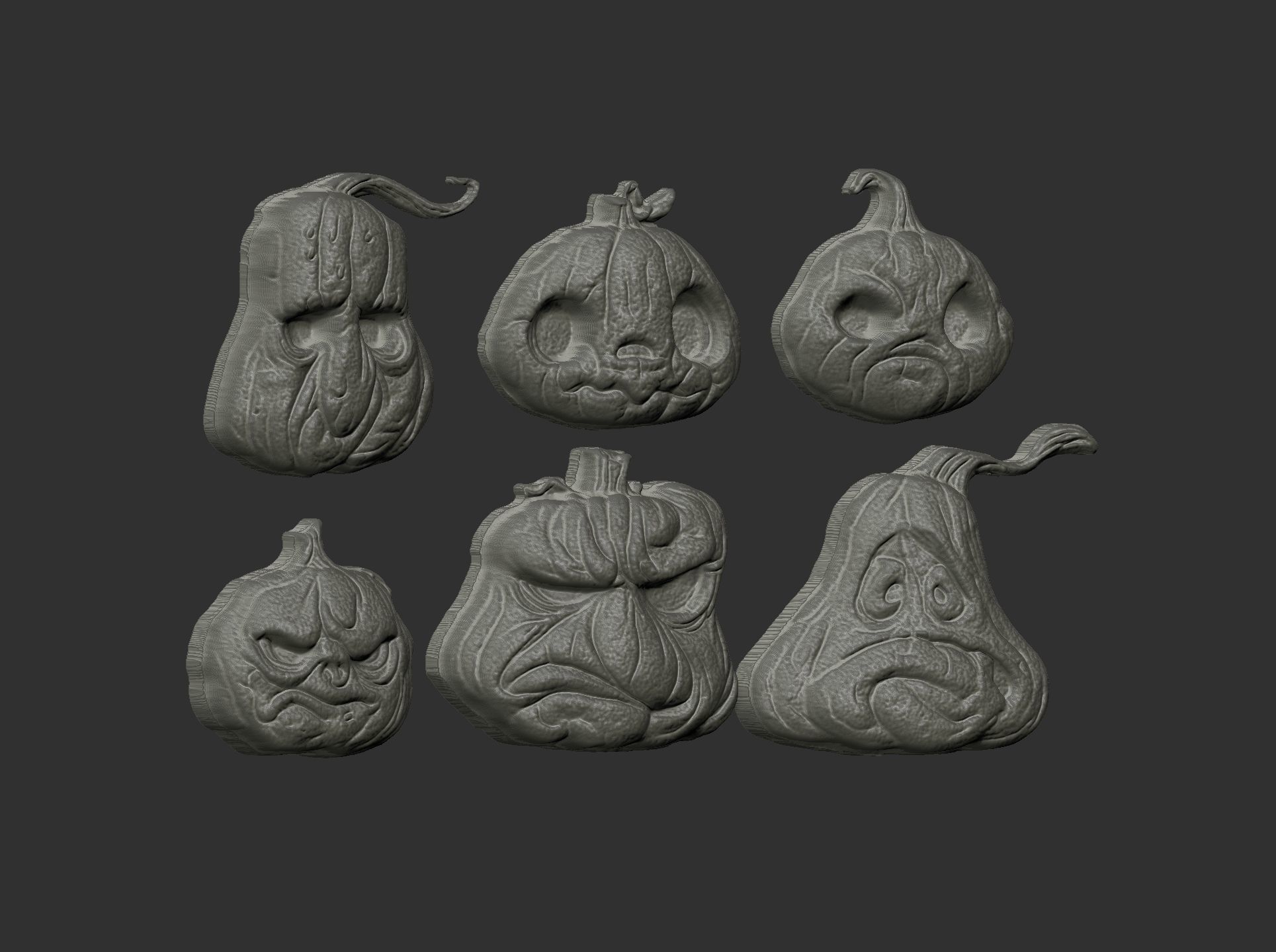 pumpkins cnc model 3D print model_18