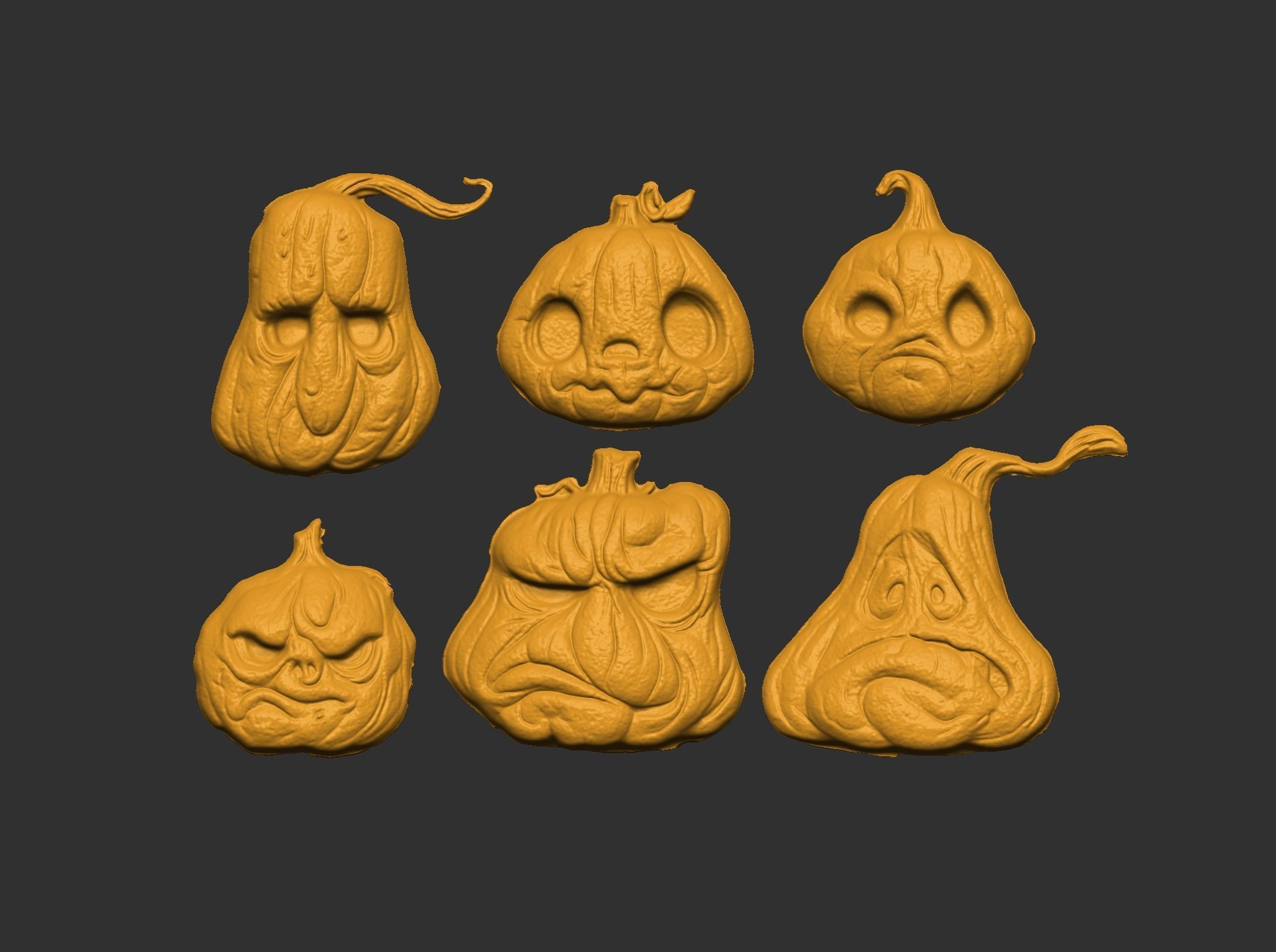 pumpkins cnc model 3D print model_9