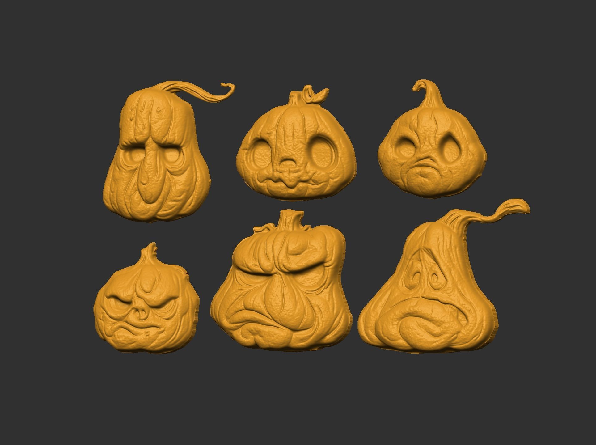 pumpkins cnc model 3D print model_8