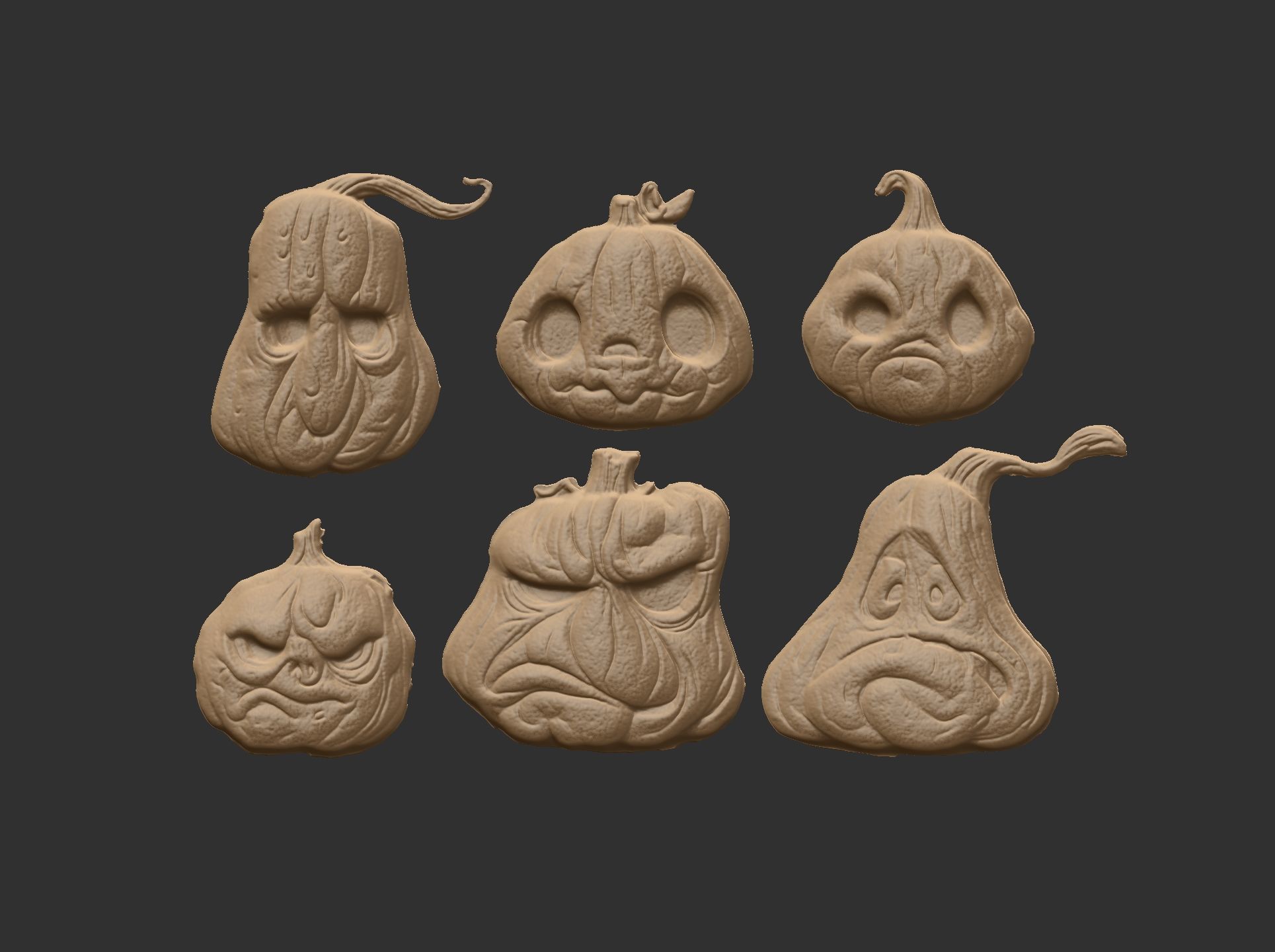 pumpkins cnc model 3D print model_12