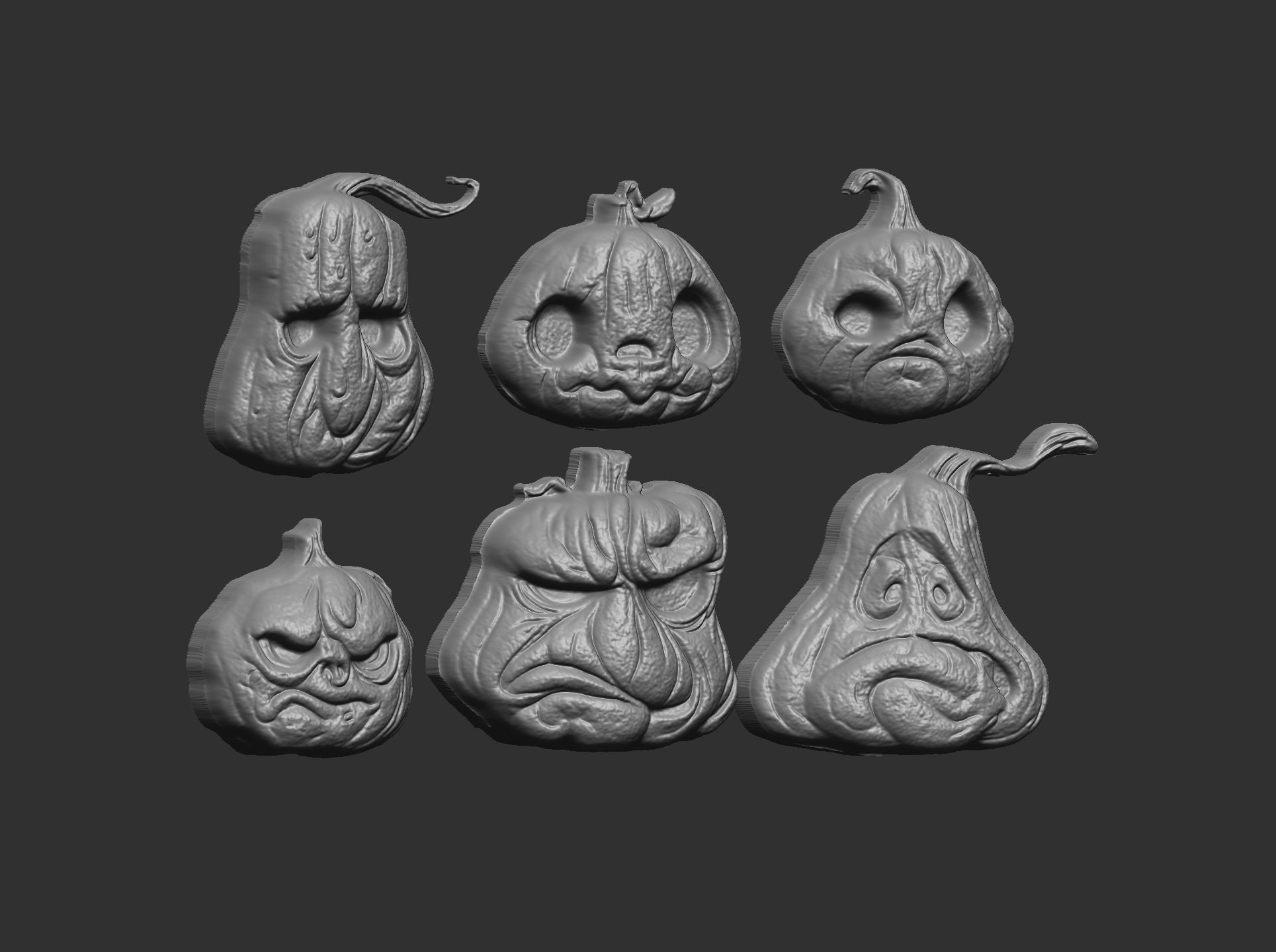 pumpkins cnc model 3D print model_19