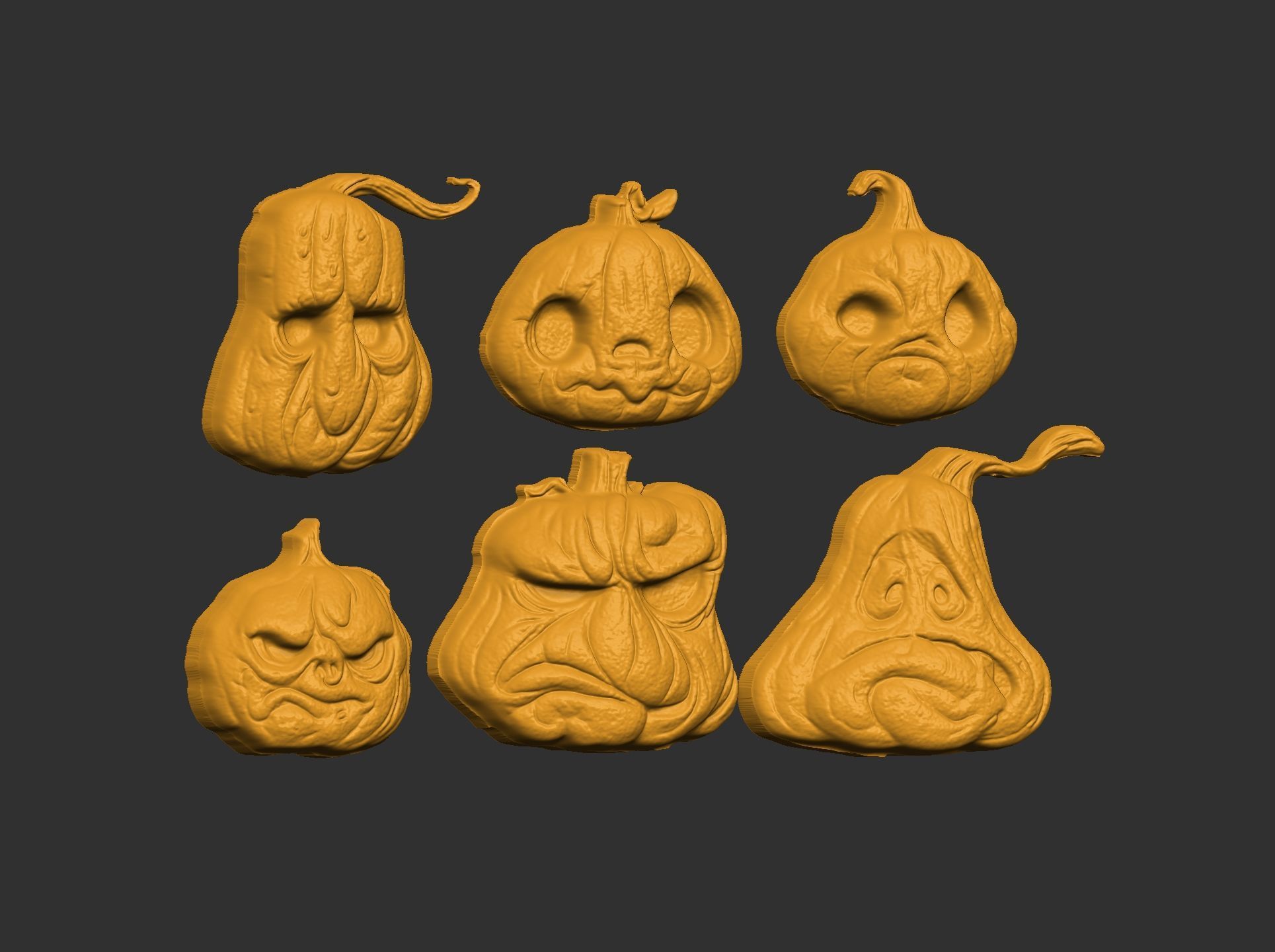 pumpkins cnc model 3D print model_7