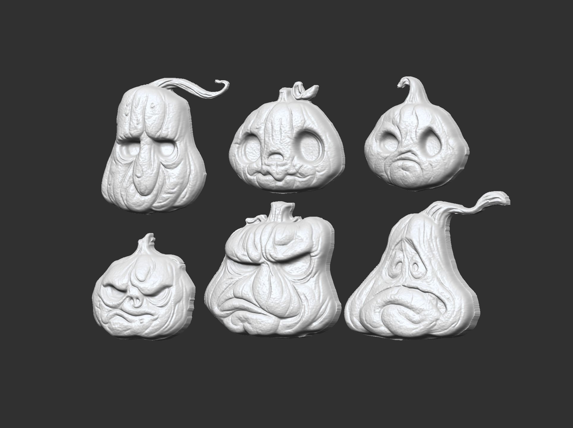 pumpkins cnc model 3D print model_6