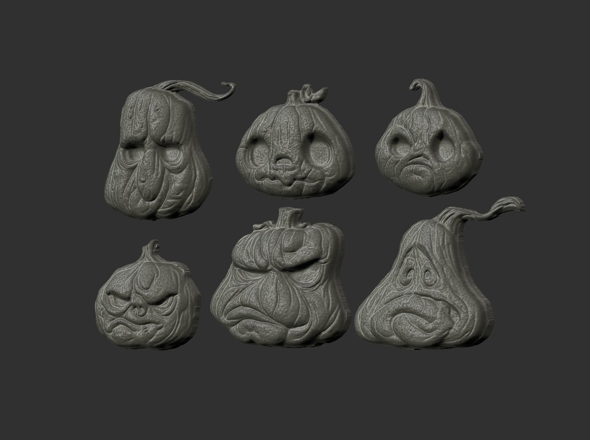 pumpkins cnc model 3D print model_4