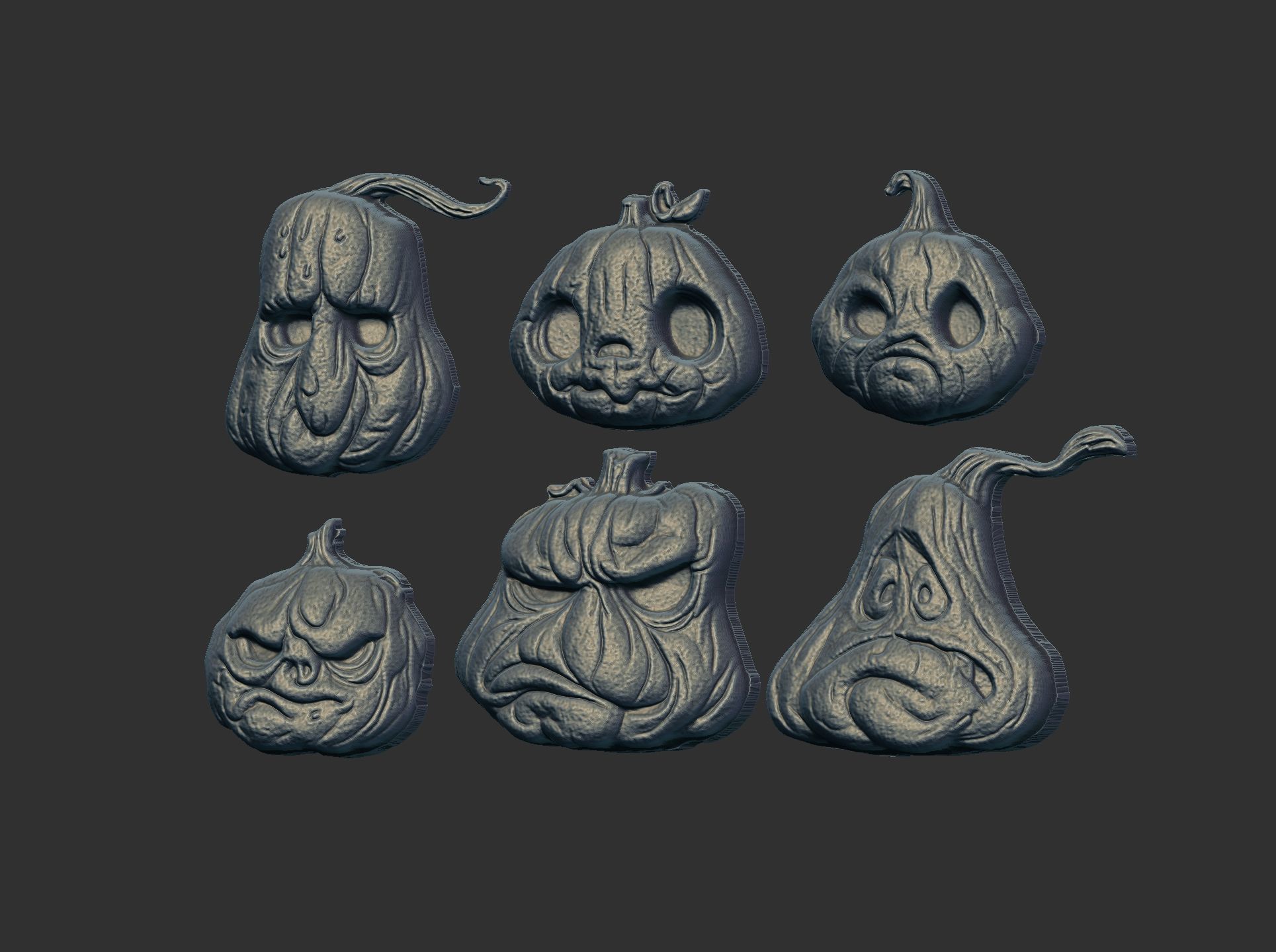 pumpkins cnc model 3D print model_2