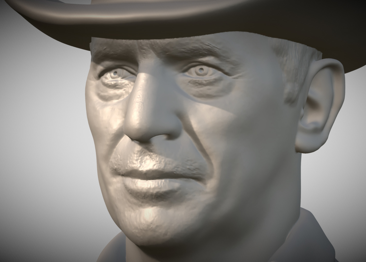John Dutton Kevin Costner from Yellowstone bust for 3D printing 3D print model_14