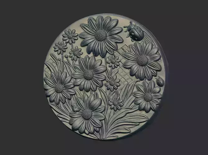 flowerwalldecor roundframe