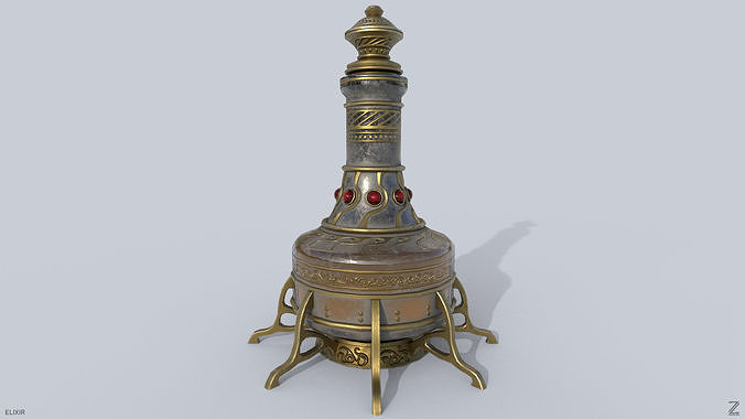Elixir Low-poly 3D model 5