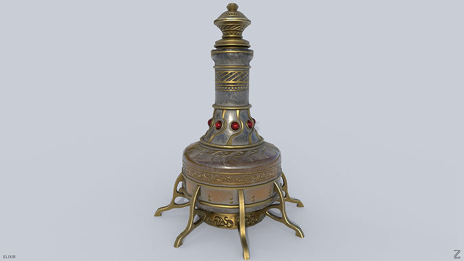 Elixir Low-poly 3D model 4