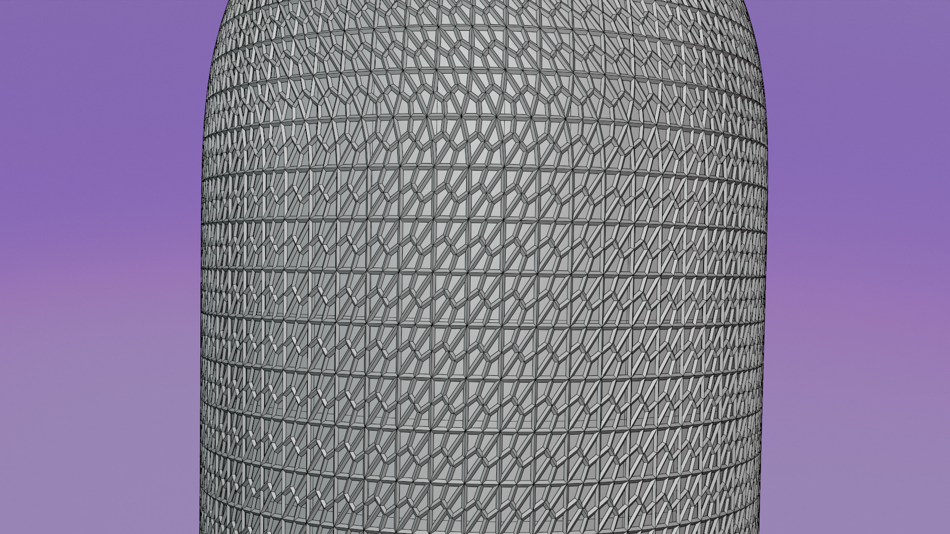 Studio Microphone with Tripod Low-poly 3D model_16