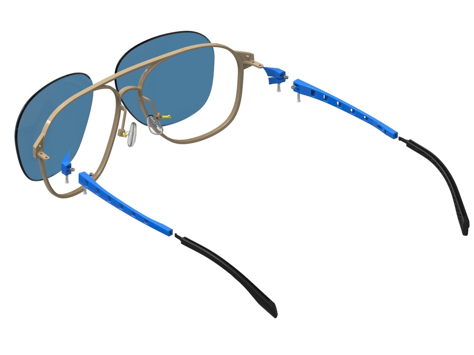 Sunglasses 3D print model_8