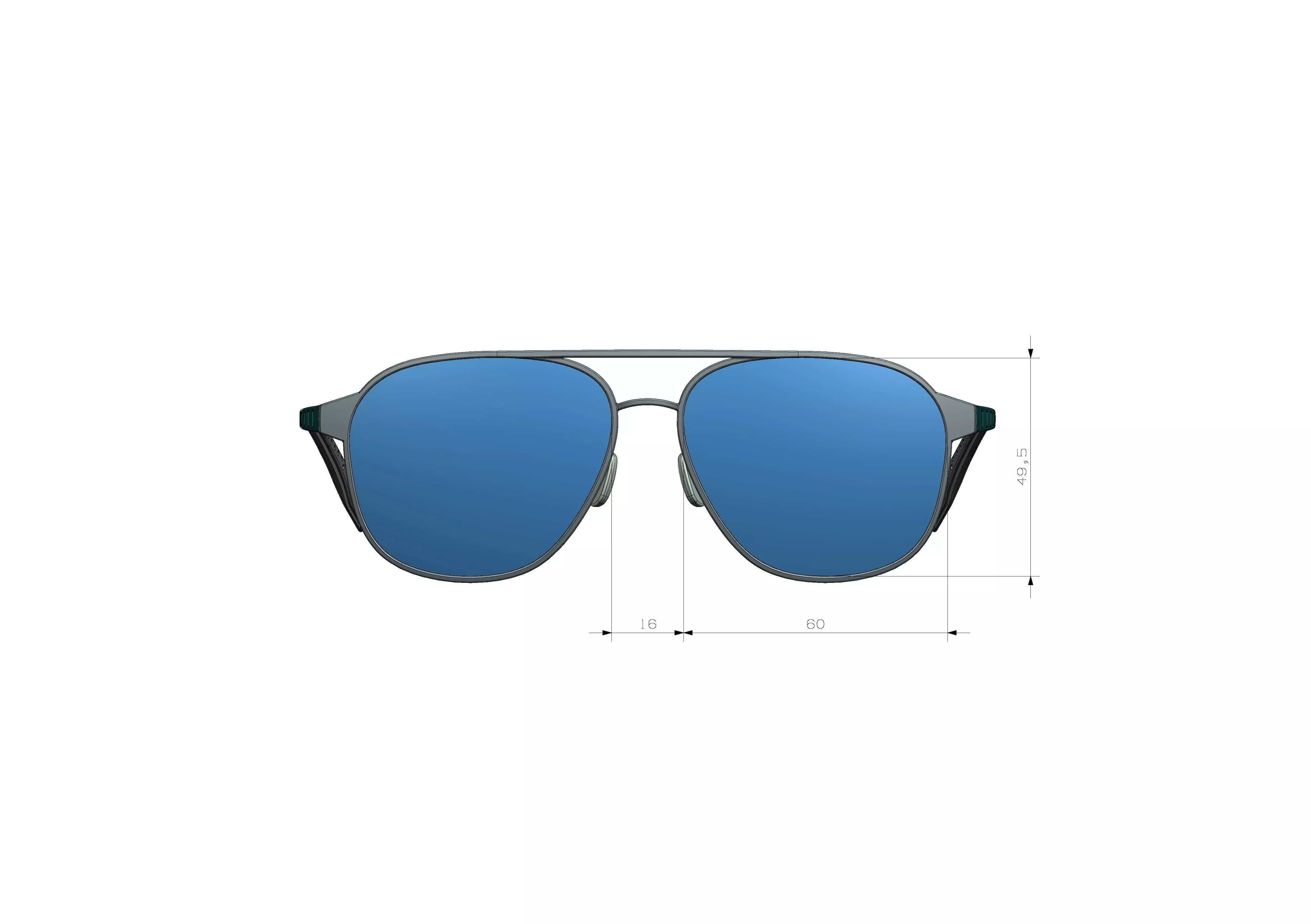 Sunglasses 3D print model_0