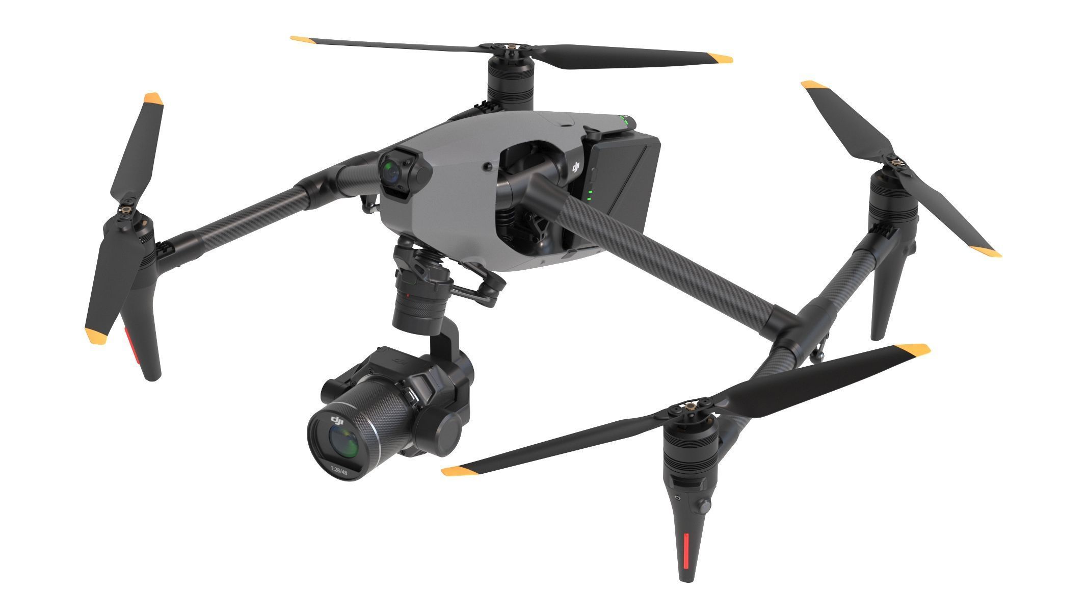 DJI Inspire 3 Drone 3D model_5