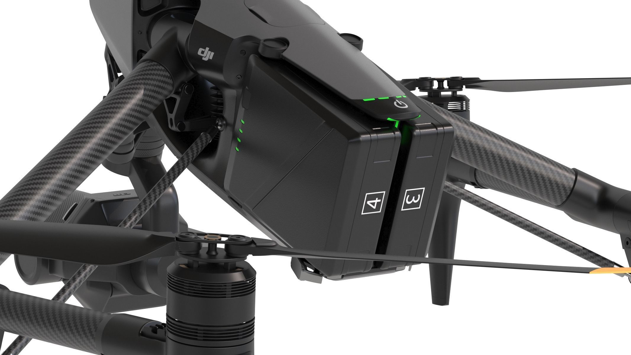 DJI Inspire 3 Drone 3D model_8