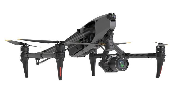 DJI Inspire 3 Drone 3D model