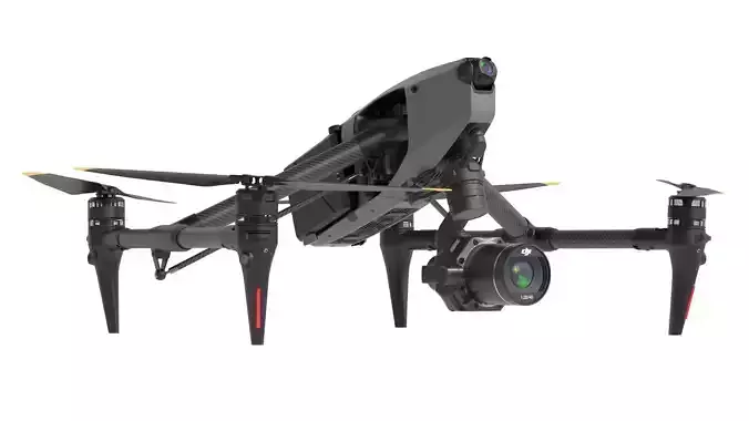 DJI Inspire 3 Drone 3D model