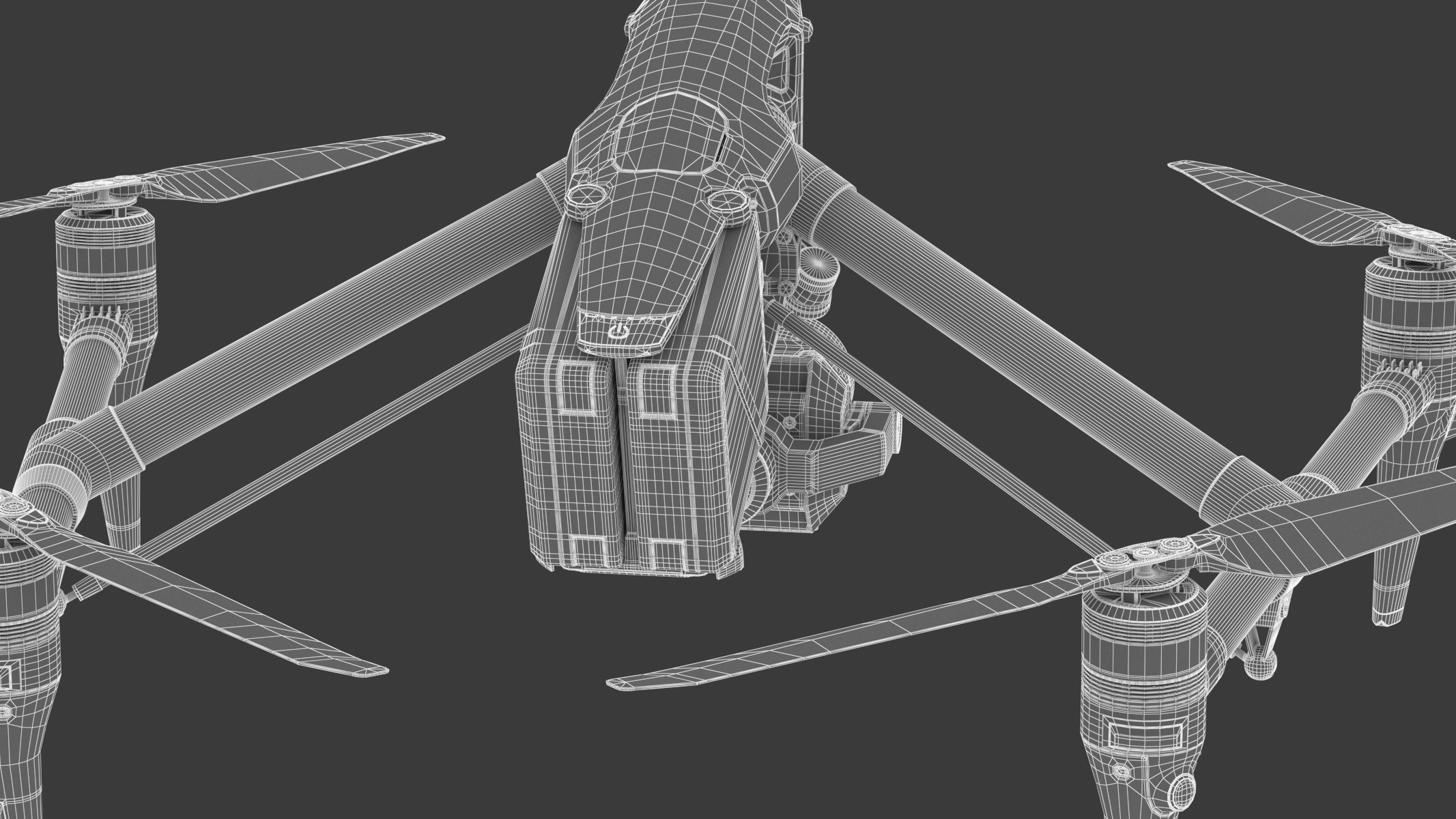 DJI Inspire 3 Drone 3D model_24