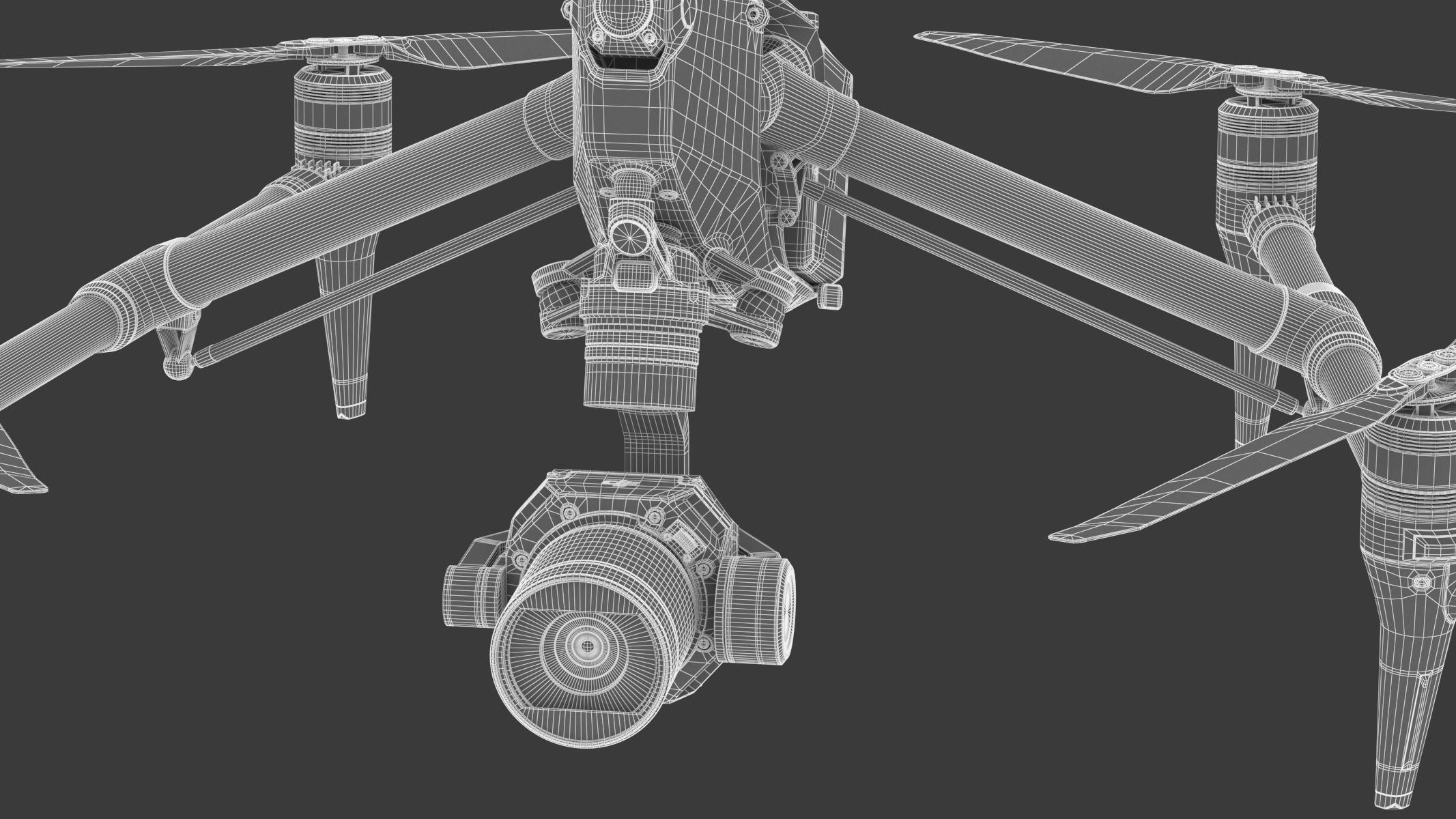 DJI Inspire 3 Drone 3D model_25