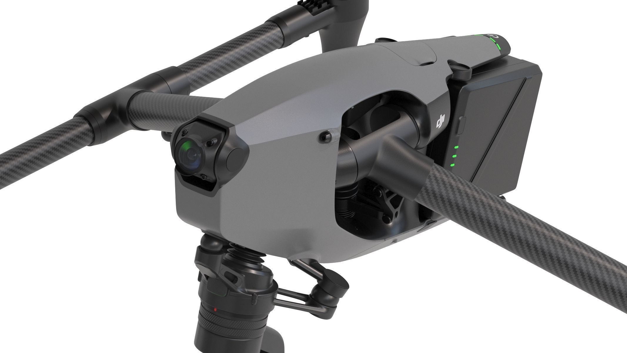 DJI Inspire 3 Drone 3D model_15