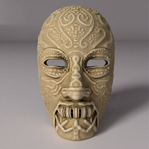 Death Eater Costume Full Face Mask - Death Eater Full Face Mask 3D print model