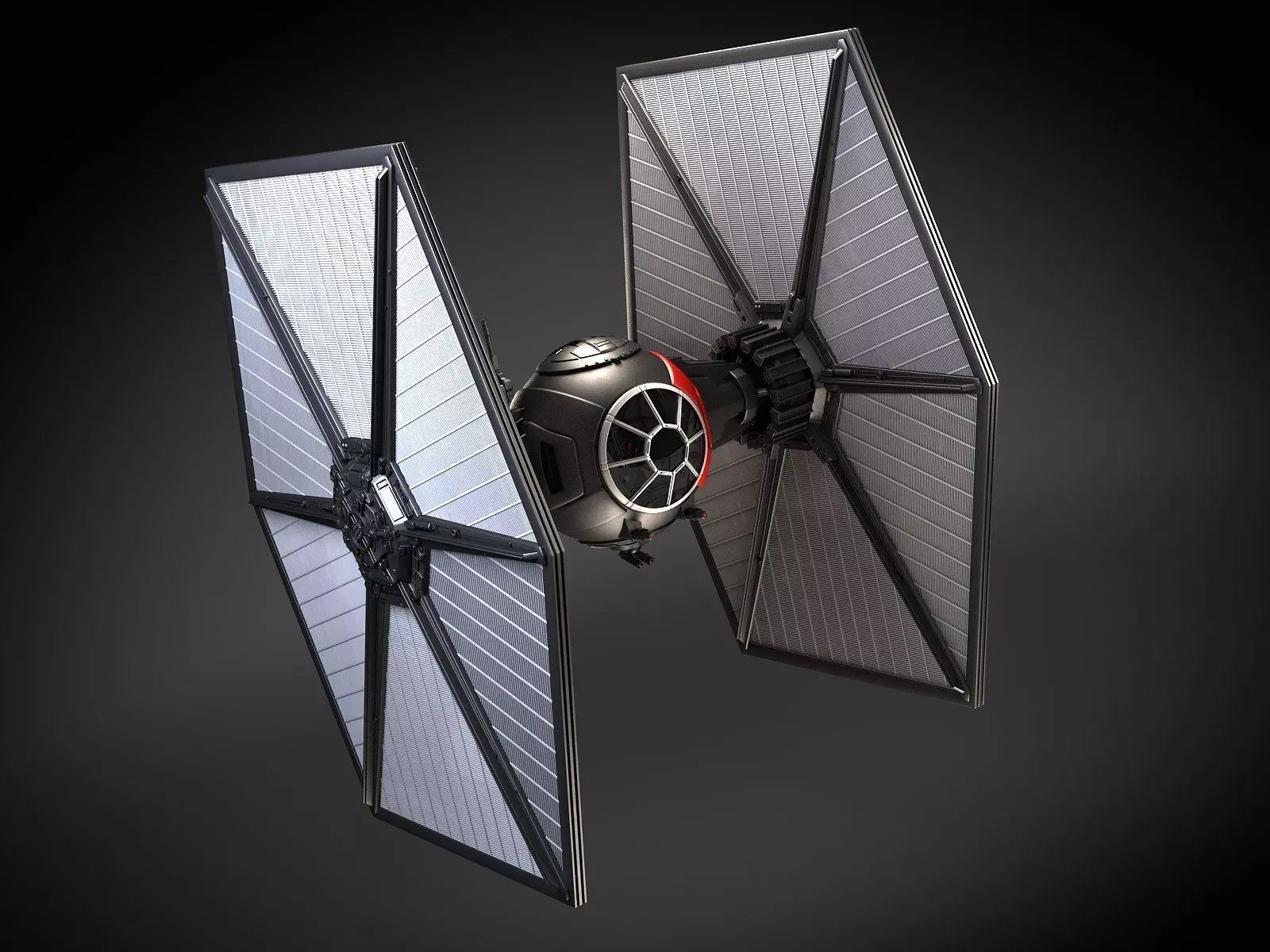 Star Wars Tie Fighter Black Squadron Special Forces 3D model