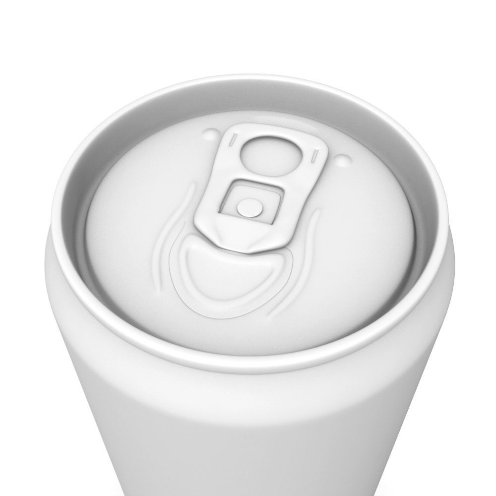 Drinks Can - 330ml Slim Low-poly 3D model_3