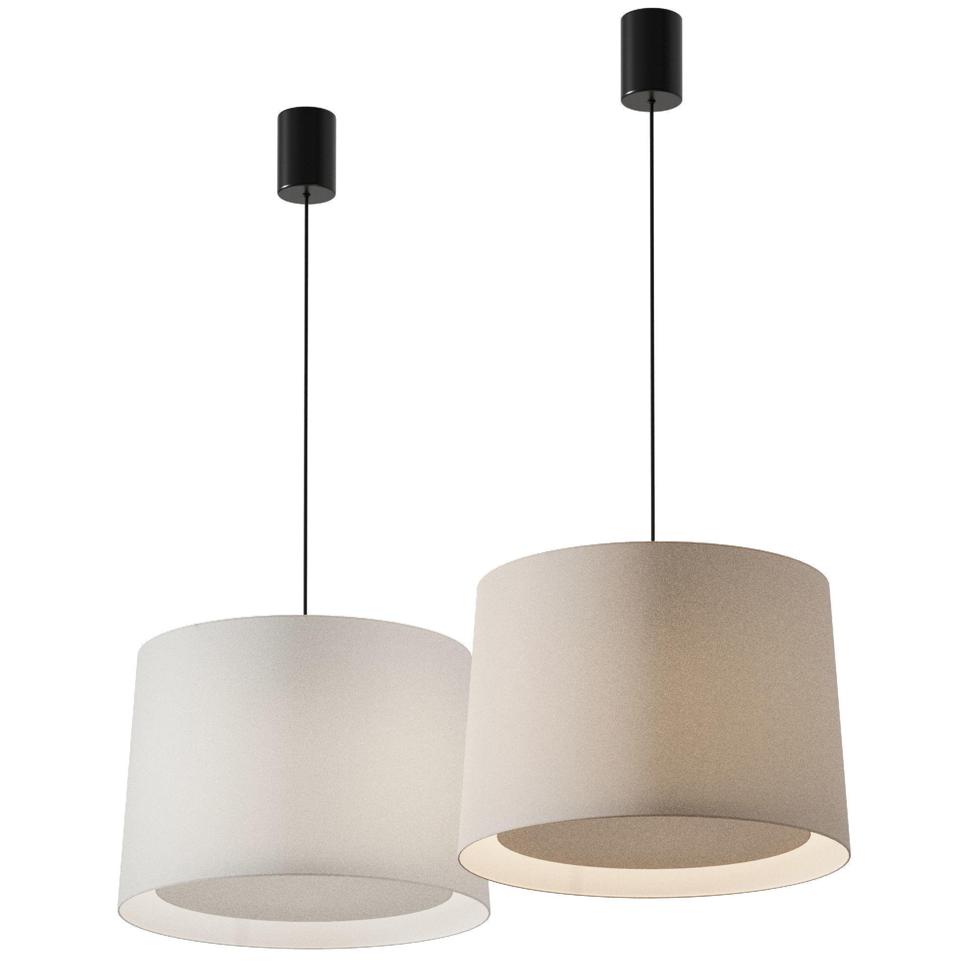 Pendant lamp Faro Barcelona CONGA simple 3D model_1