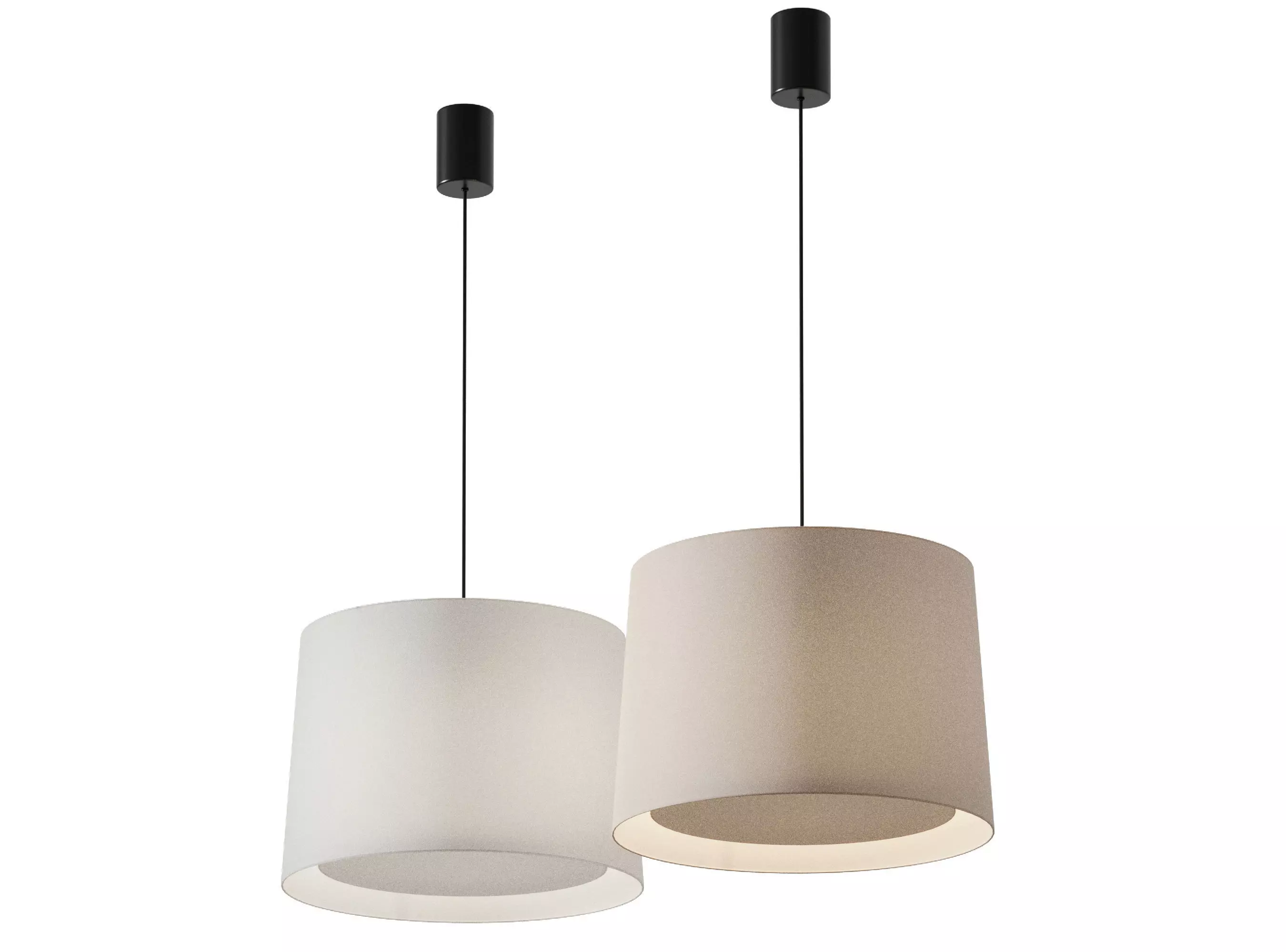 Pendant lamp Faro Barcelona CONGA simple 3D model_0