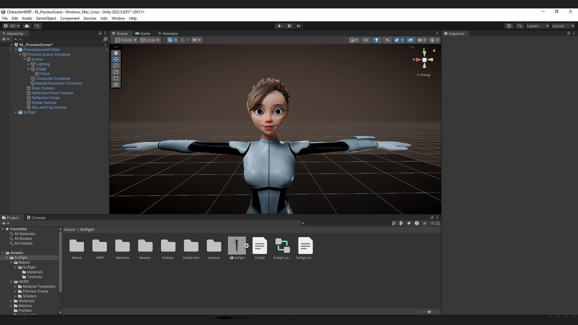 Nova Rae Cartoon Sci-Fi Girl Low-poly 3D model_30