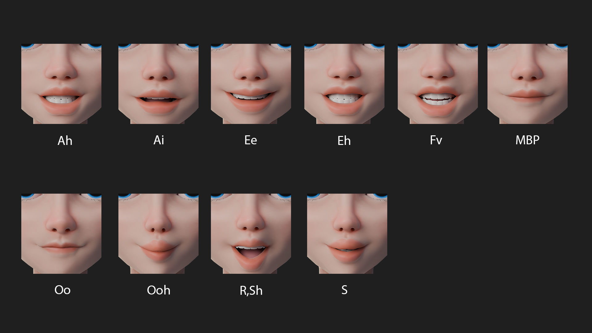 Nova Rae Cartoon Sci-Fi Girl Low-poly 3D model_5