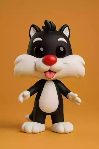 Sylvester - Looney Tunes 3D print model