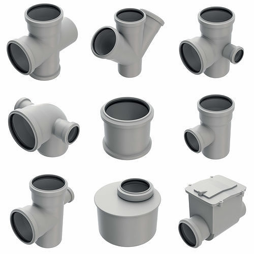 Sewer fittings Big n6 3D model