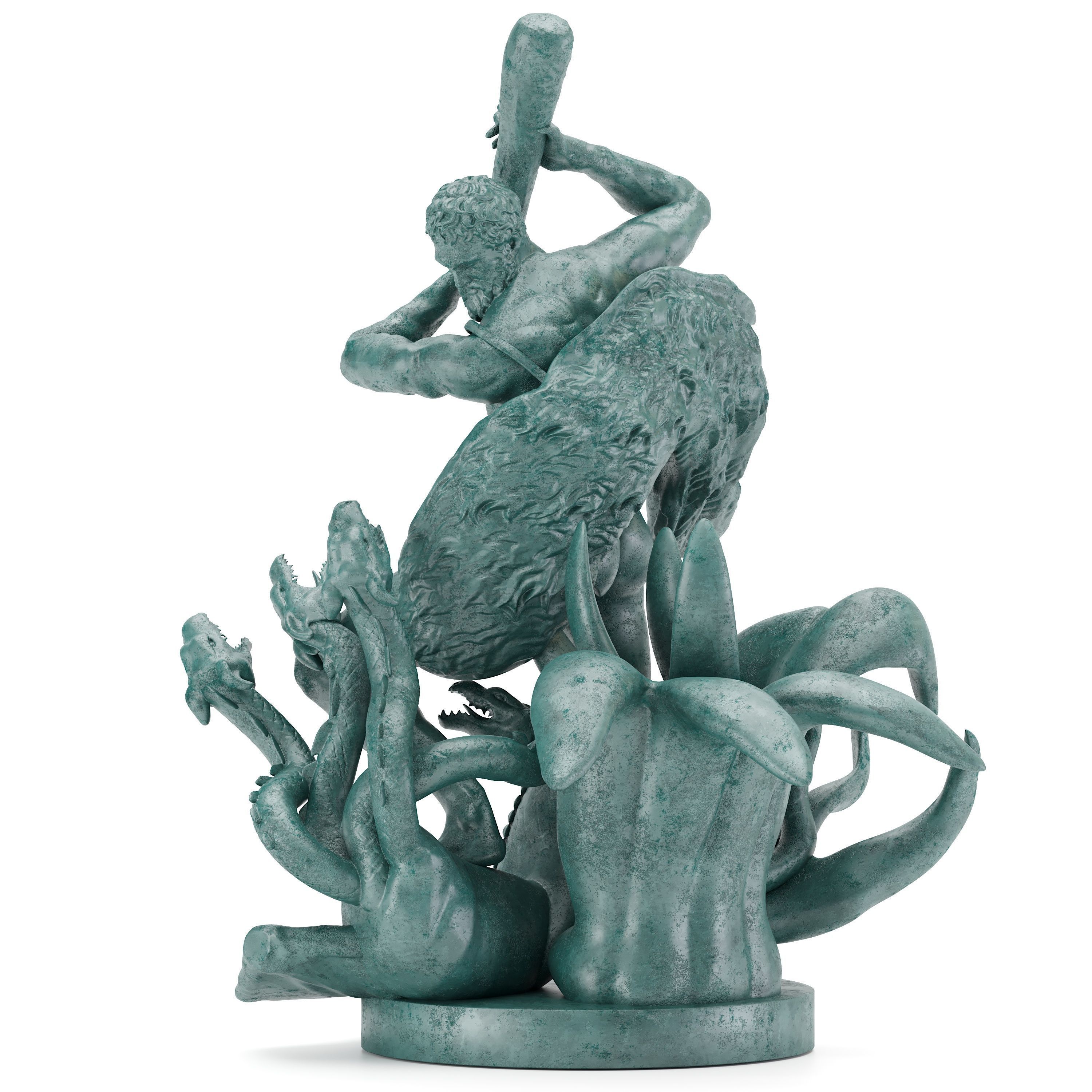 Sculpture of Farnese Hercules 3D Model 3D model_27