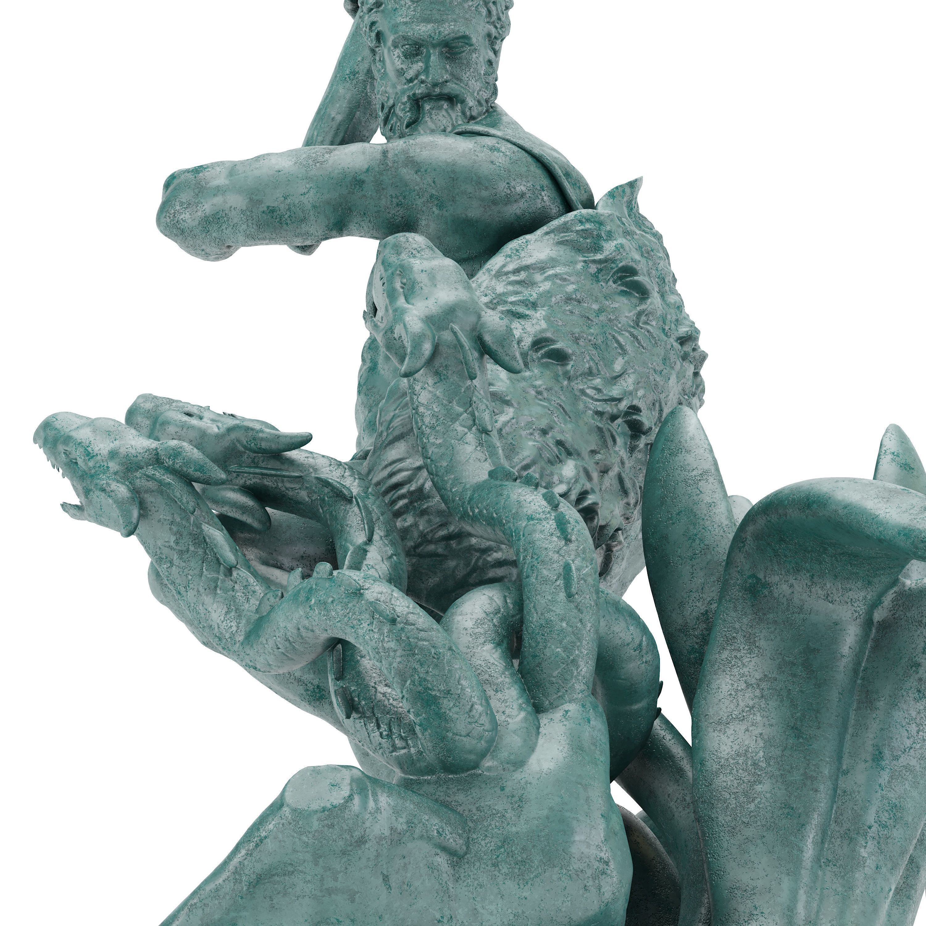 Sculpture of Farnese Hercules 3D Model 3D model_26