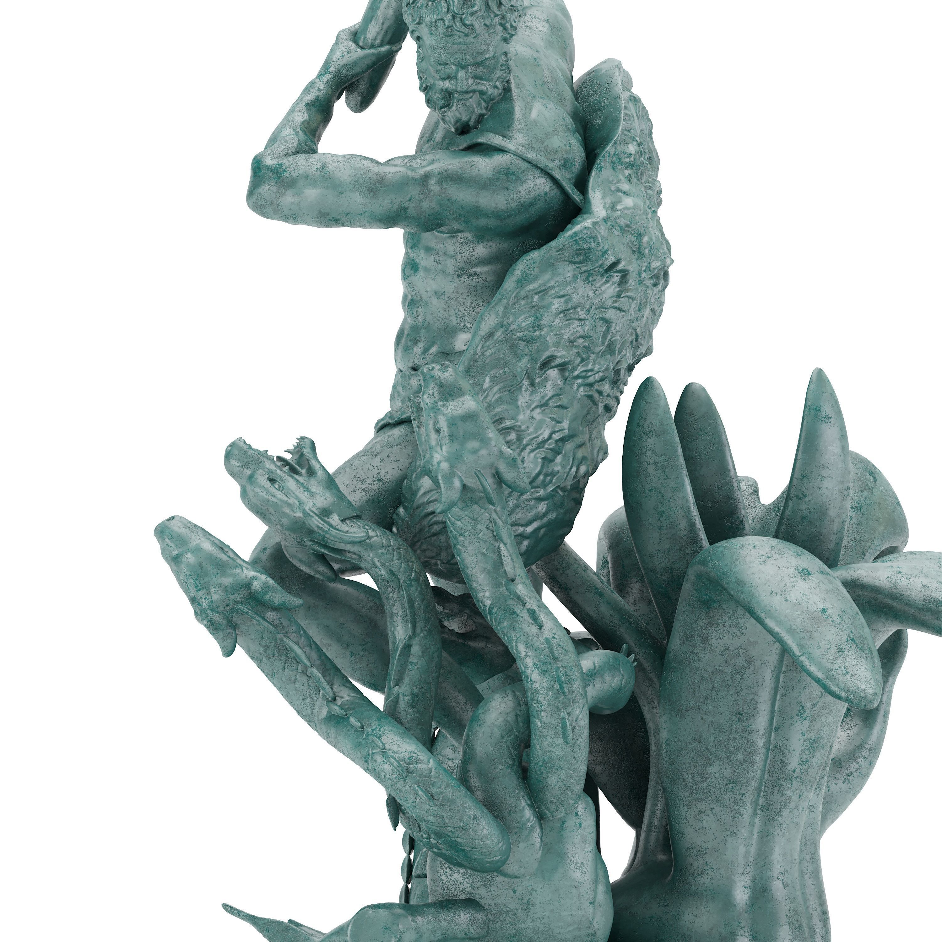 Sculpture of Farnese Hercules 3D Model 3D model_24