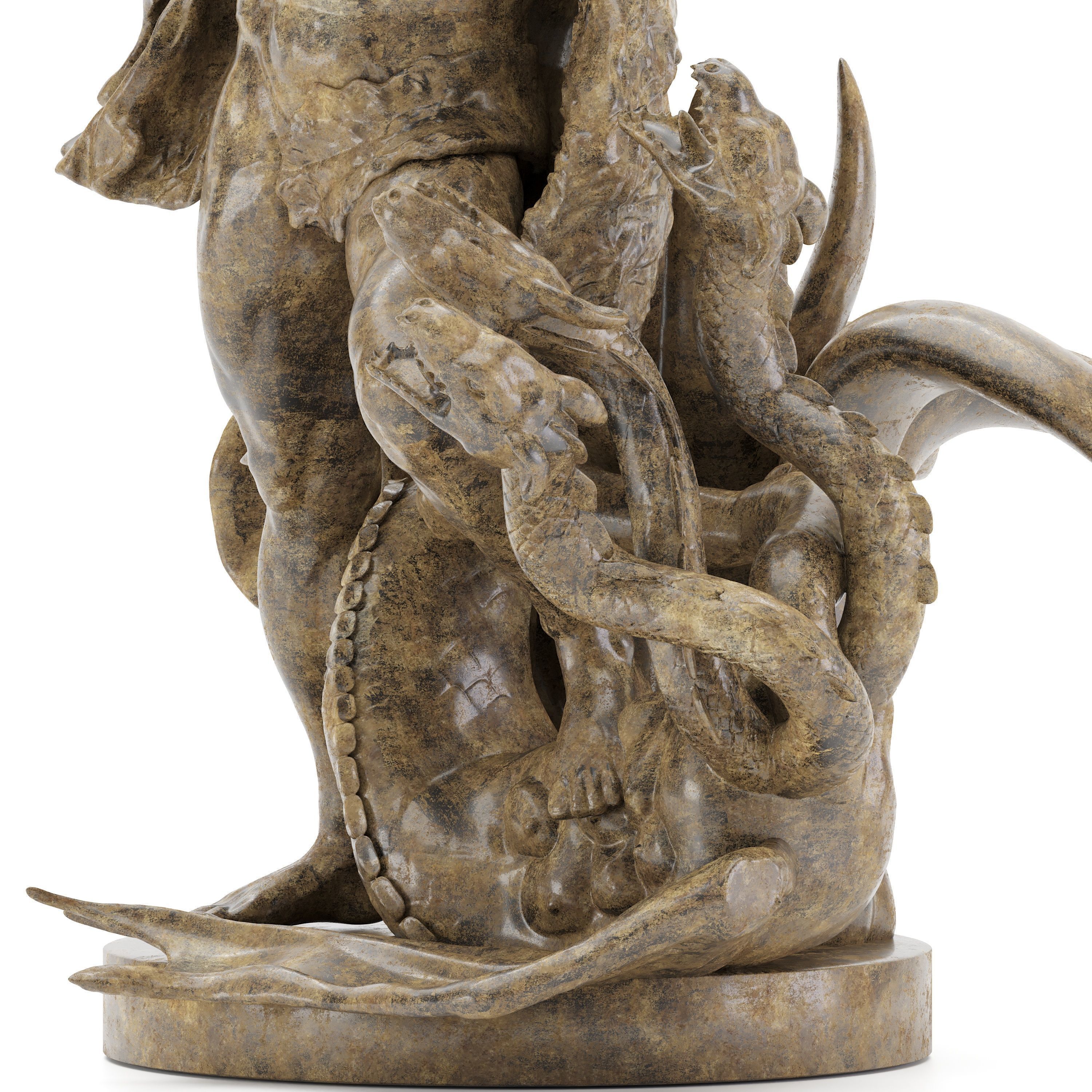 Sculpture of Farnese Hercules 3D Model 3D model_53