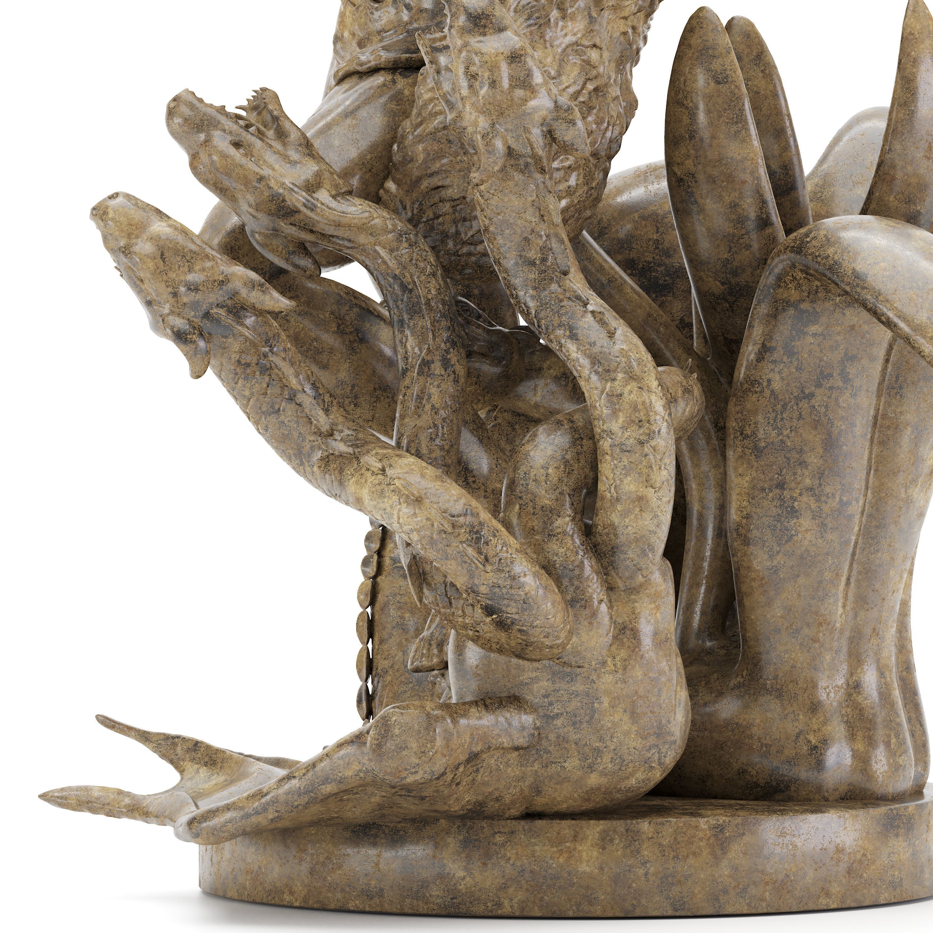 Sculpture of Farnese Hercules 3D Model 3D model_1