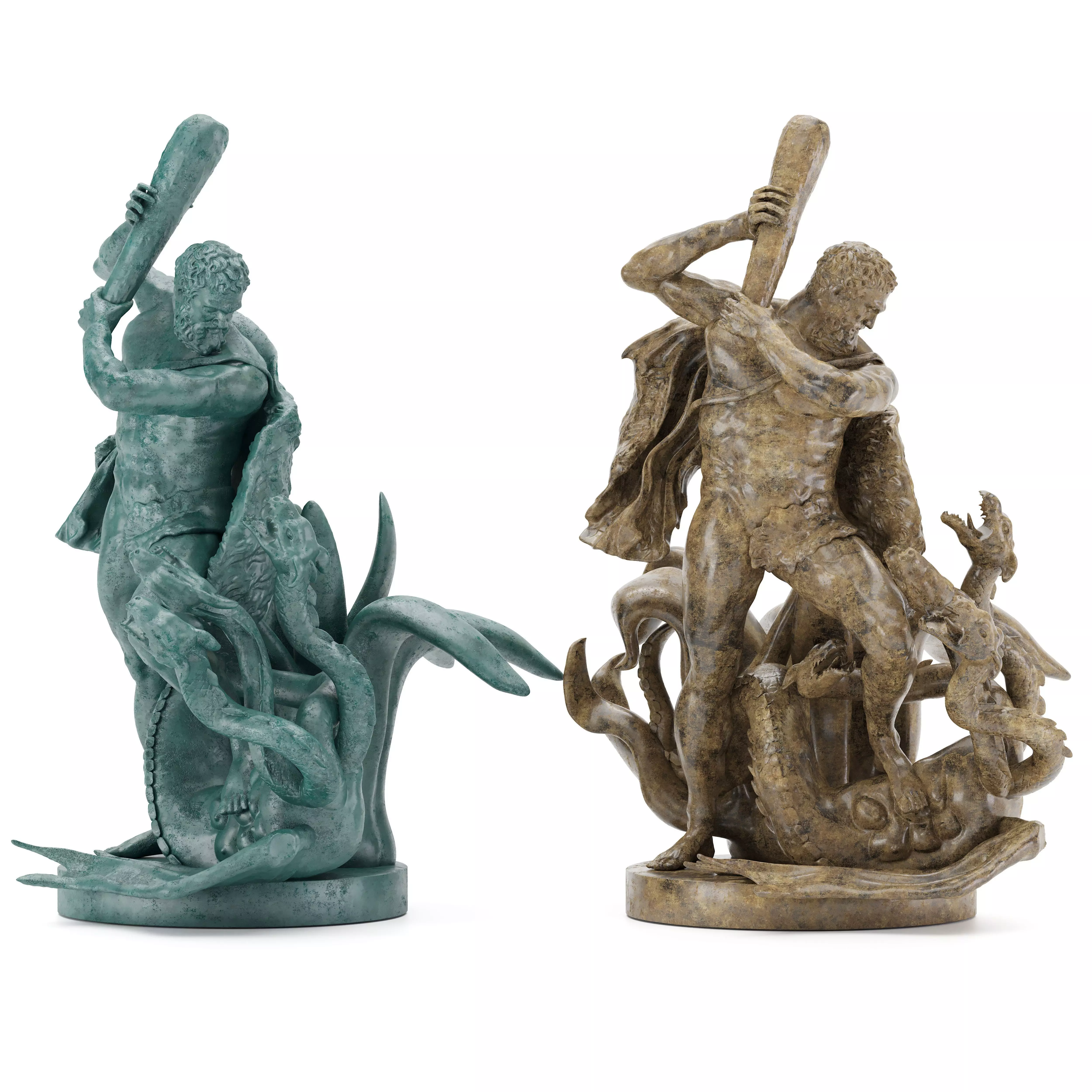 Sculpture of Farnese Hercules 3D Model 3D model_0