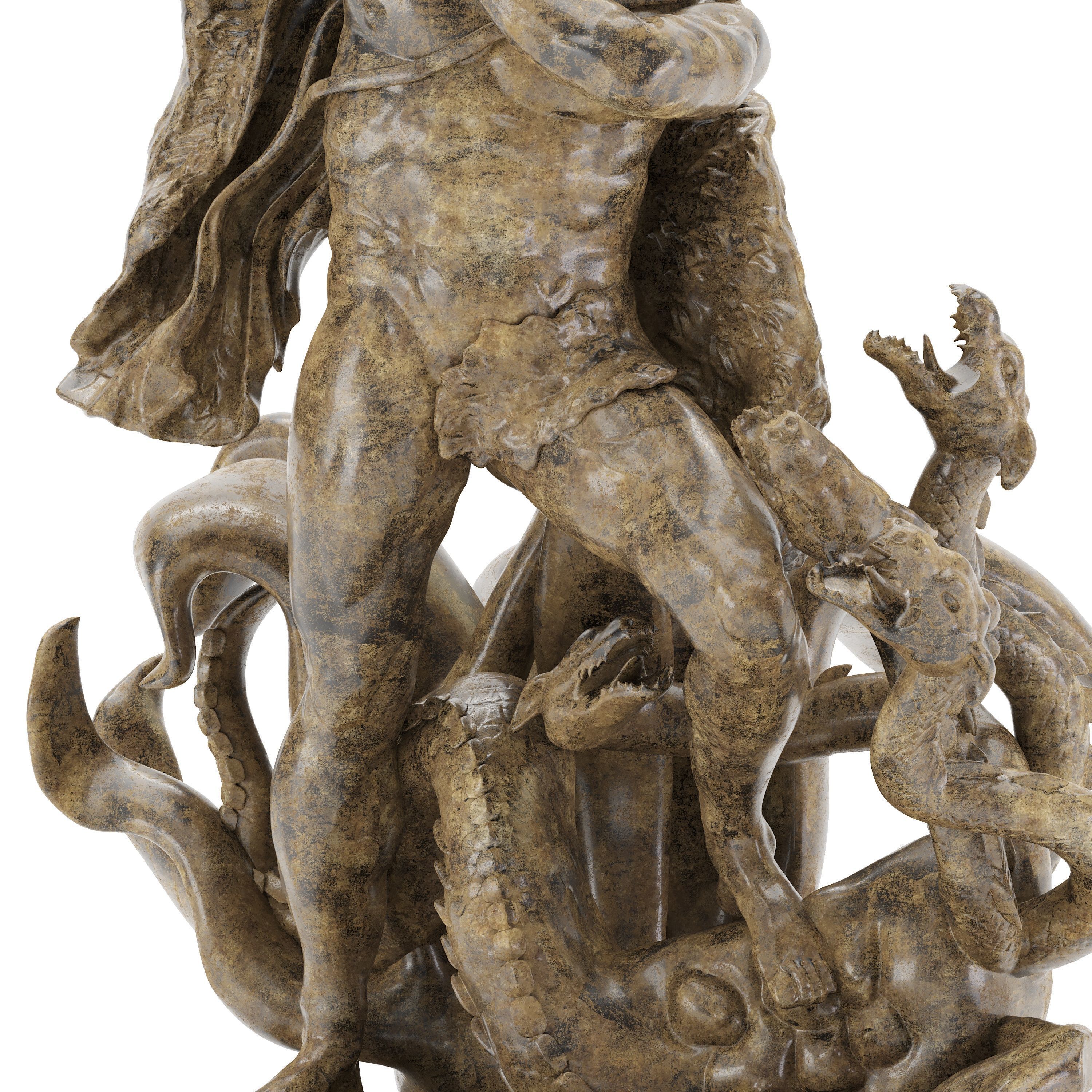 Sculpture of Farnese Hercules 3D Model 3D model_31