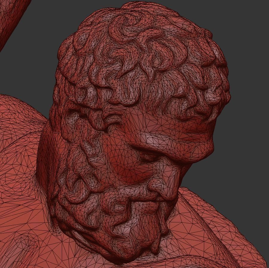 Sculpture of Farnese Hercules 3D Model 3D model_49