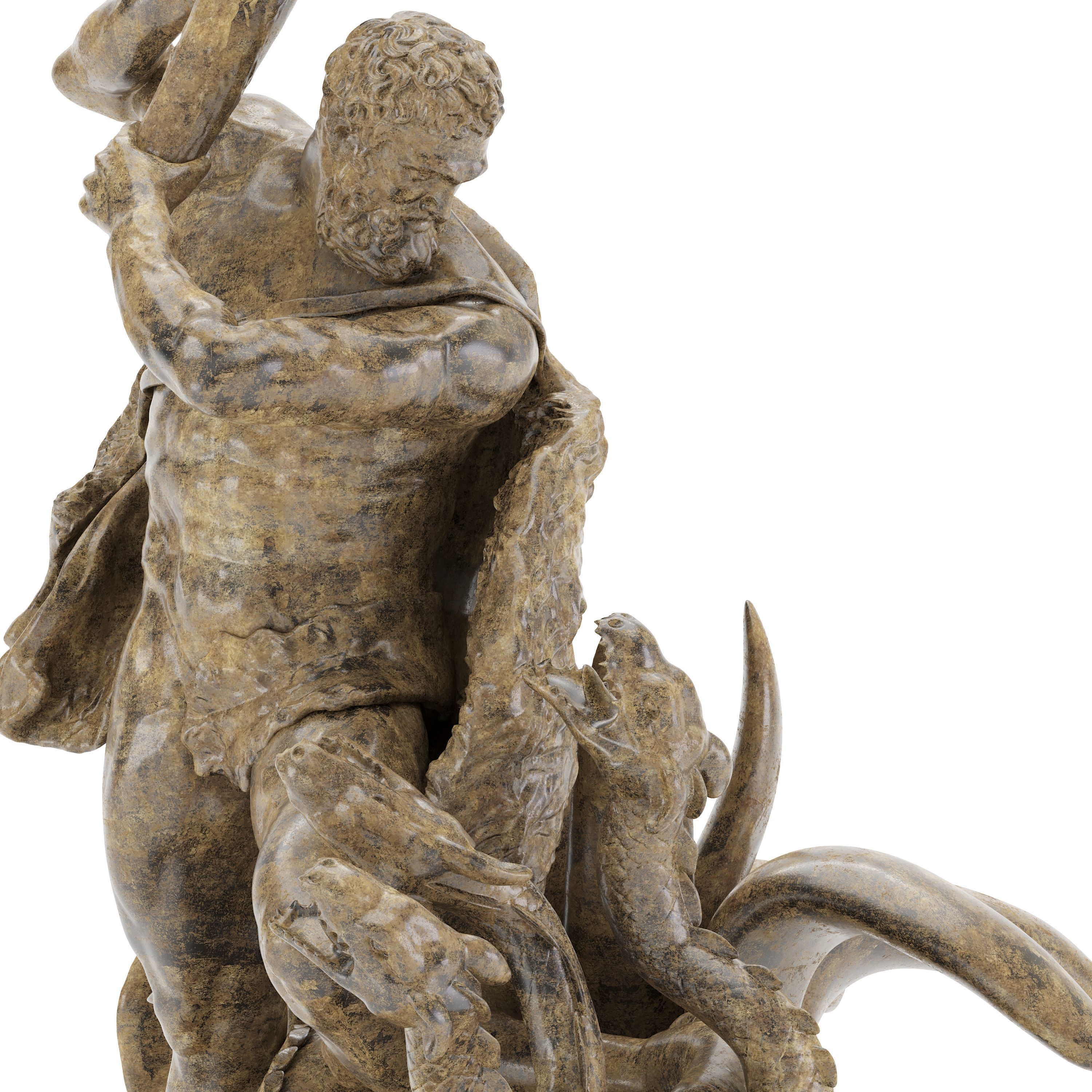 Sculpture of Farnese Hercules 3D Model 3D model_51