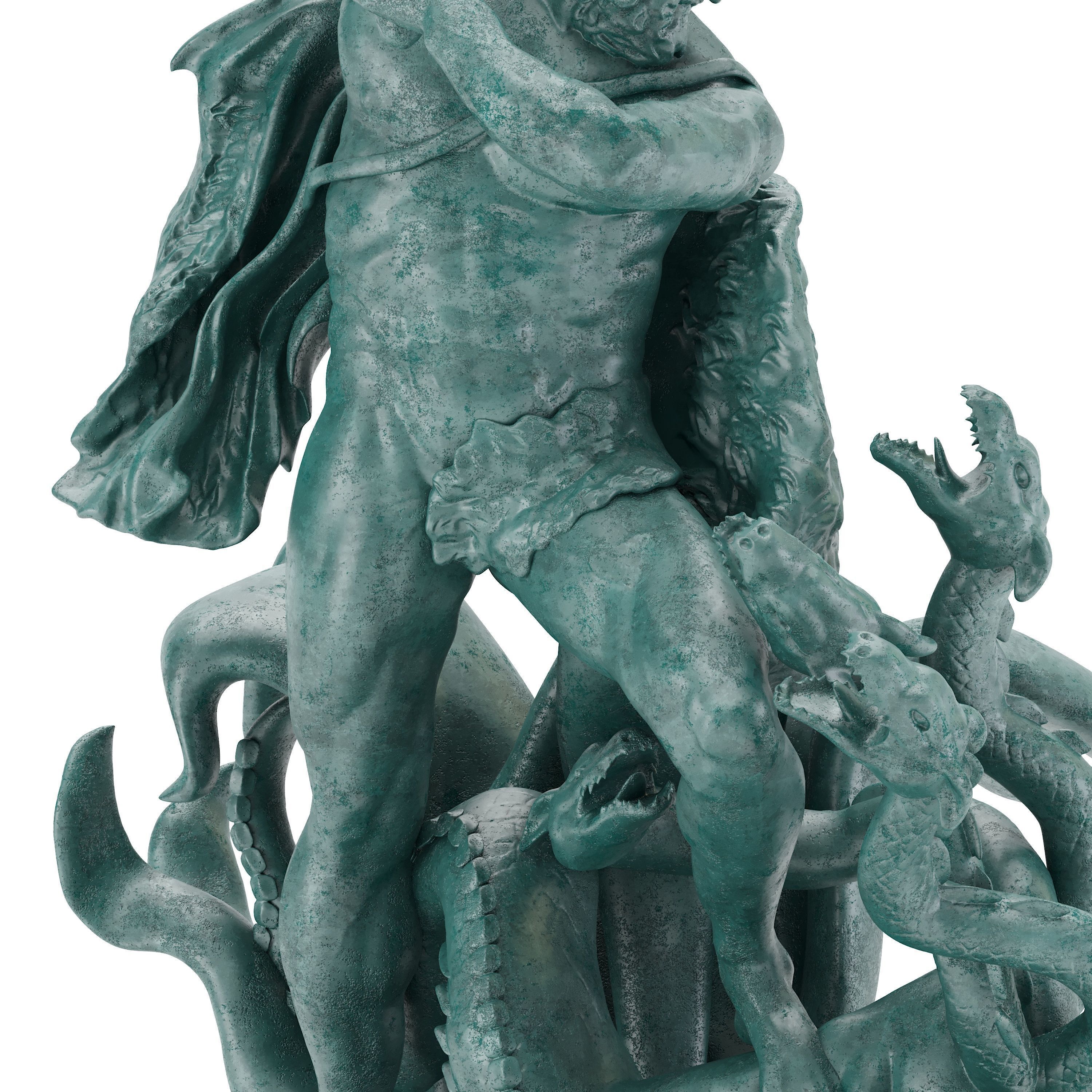 Sculpture of Farnese Hercules 3D Model 3D model_22